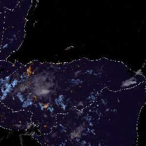 météo tropicale : Image satellite .