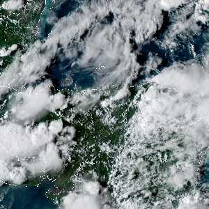 météo tropicale : Image satellite .