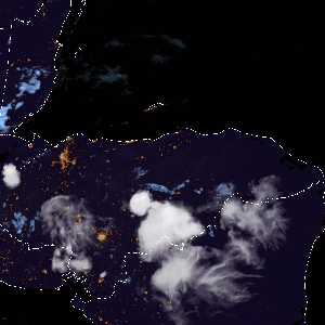 météo tropicale : Image satellite .