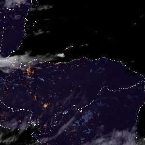 météo tropicale : Image satellite .