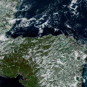 météo tropicale : Image satellite .