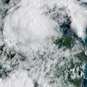 météo tropicale : Image satellite .