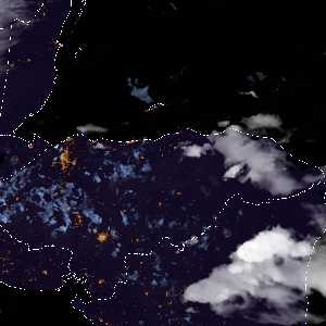 météo tropicale : Image satellite .