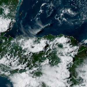 météo tropicale : Image satellite .