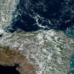 météo tropicale : Image satellite .