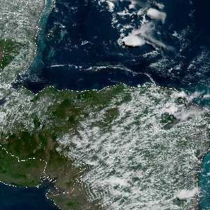 météo tropicale : Image satellite .