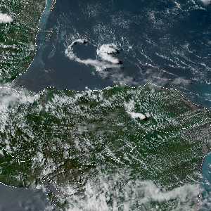 météo tropicale : Image satellite .