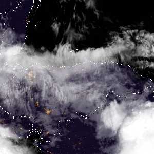 météo tropicale : Image satellite .