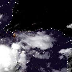 météo tropicale : Image satellite .