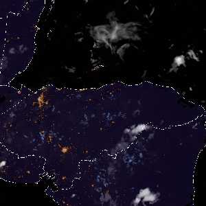 météo tropicale : Image satellite .