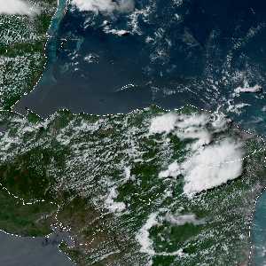 météo tropicale : Image satellite .