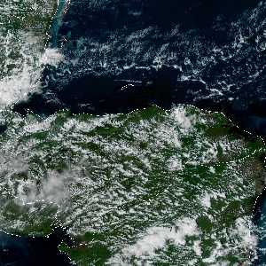 météo tropicale : Image satellite .