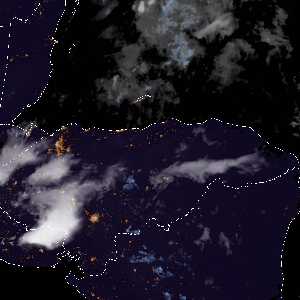 météo tropicale : Image satellite .