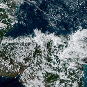 météo tropicale : Image satellite .