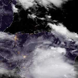 météo tropicale : Image satellite .