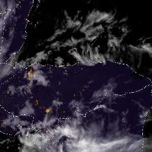 météo tropicale : Image satellite .