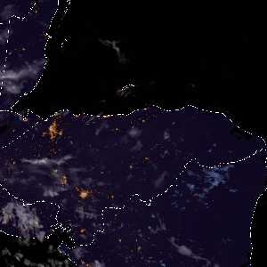 météo tropicale : Image satellite .