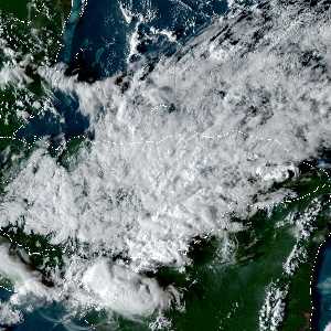 météo tropicale : Image satellite .