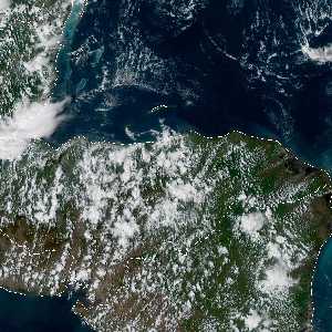 météo tropicale : Image satellite .