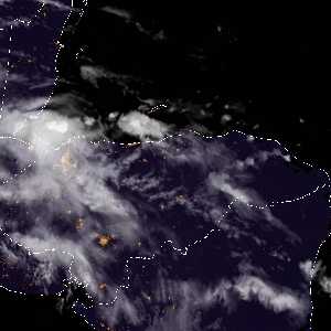 météo tropicale : Image satellite .