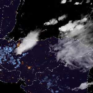 météo tropicale : Image satellite .