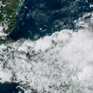 météo tropicale : Image satellite .