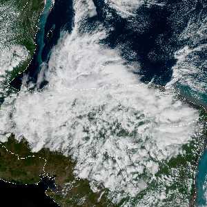 météo tropicale : Image satellite .