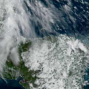 météo tropicale : Image satellite .