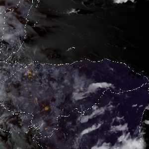 météo tropicale : Image satellite .