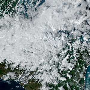météo tropicale : Image satellite .