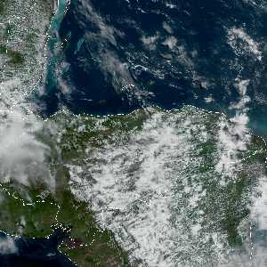 météo tropicale : Image satellite .