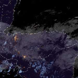 météo tropicale : Image satellite .