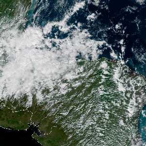 météo tropicale : Image satellite .