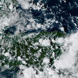 météo tropicale : Image satellite .