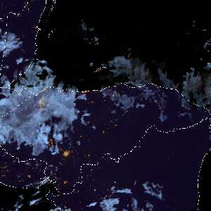 météo tropicale : Image satellite .