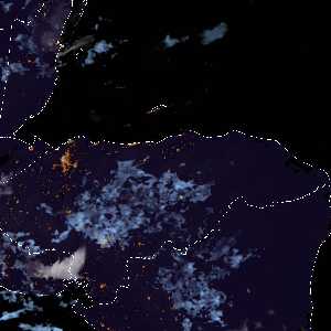 météo tropicale : Image satellite .