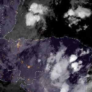 météo tropicale : Image satellite .