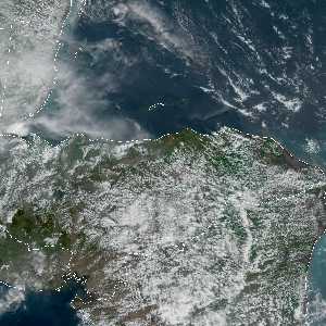météo tropicale : Image satellite .