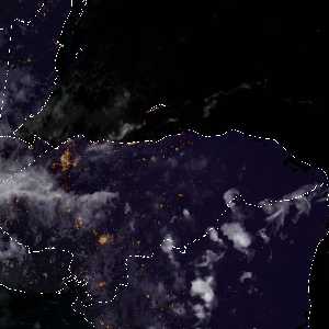 météo tropicale : Image satellite .