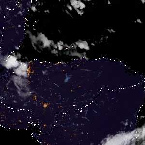 météo tropicale : Image satellite .