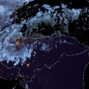 météo tropicale : Image satellite .