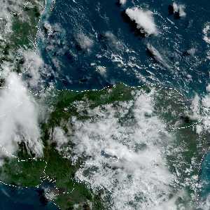 météo tropicale : Image satellite .