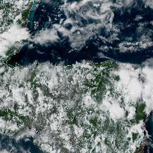 météo tropicale : Image satellite .