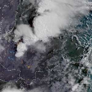 météo tropicale : Image satellite .