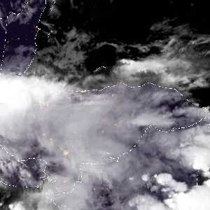 météo tropicale : Image satellite .