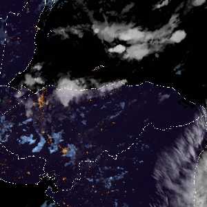 météo tropicale : Image satellite .
