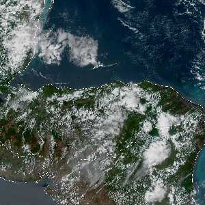 météo tropicale : Image satellite .