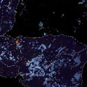 météo tropicale : Image satellite .
