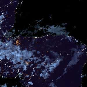 météo tropicale : Image satellite .