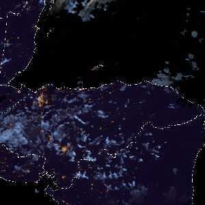 météo tropicale : Image satellite .